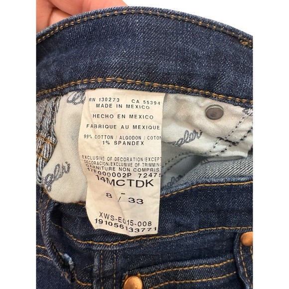 Wrangler X ModCloth Jeans Sz 8 High Waist Straight Leg Rockabilly 50s Retro - Picture 4 of 6